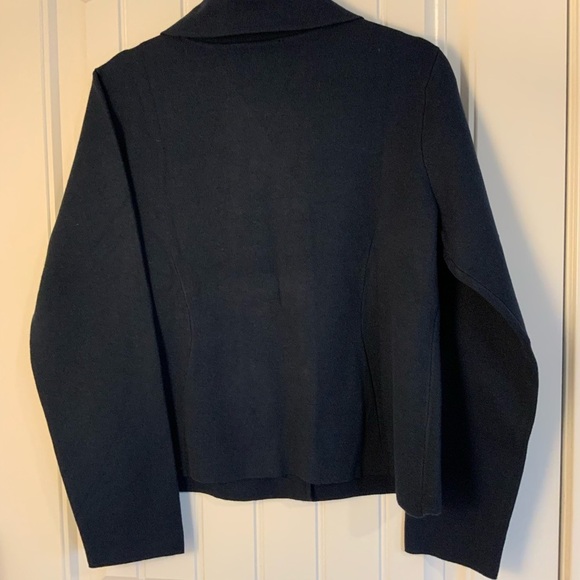 Loft Navy Double-Breasted Women's Sweater Jacket NWT - Picture 5 of 6